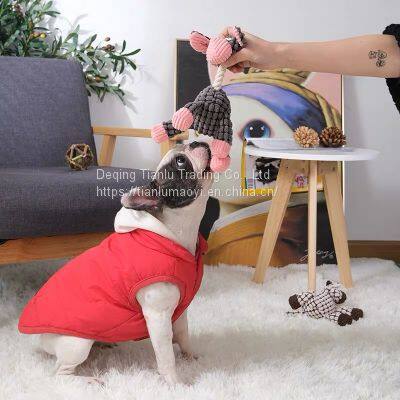 Dog toy dog biting rope medium sized dog kekenai biting molars dog tug of War Toy knot knitting biting supplies