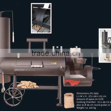 Charcoal BBQ smoker