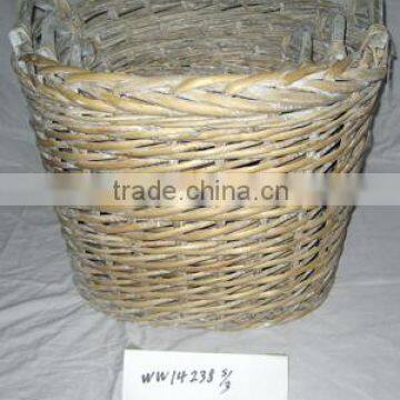 natural wicker firewood baskets quality good