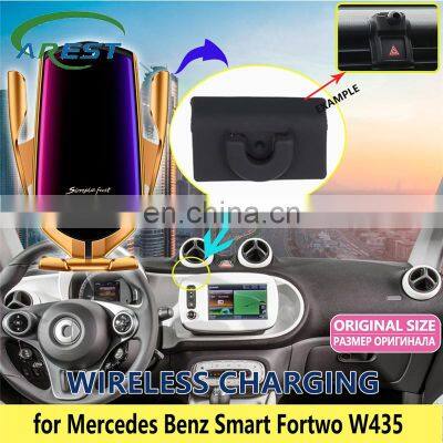 Car Mobile Phone Holder for Mercedes Benz Smart Fortwo W435 2015 2016 2017 2018 2019 Stand Bracket Vent Accessories for iphone