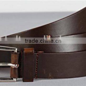 Man's casual split leather fashion belt