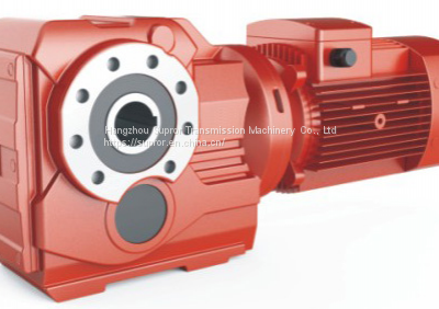 220V 0.55kw Bevel Reductor Gearbox R37 Helical Reducer Geared Motors