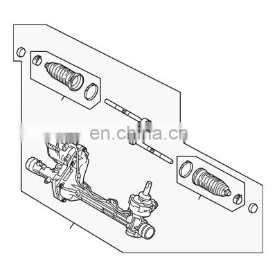 HB5Z-3504-Z Auto Parts Good Quality Power Steering Rack for Ford Explorer 2017-2019 2.3L L4 3.5L V6
