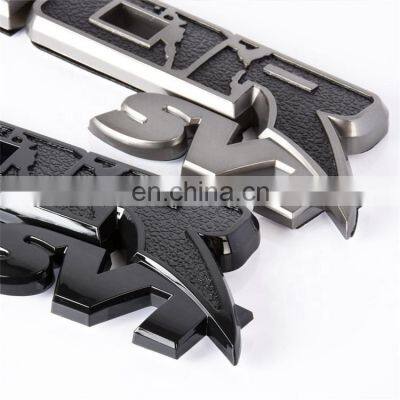 ABS Plastic Car Trunk 3D Custom Sticker Name Plate Badge Emblem Decal photo-4