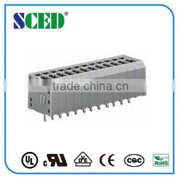 Electric Spring Clamp Terminal Block 3.81mm Screwless Terminal Connectors