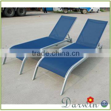 Patio PE Rattan Hotel Furniture Sun Armless Chaise Lounge Set People Lounger