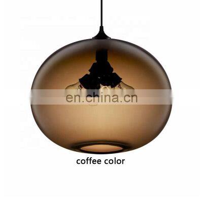 Tonghua Modern Stained Glass Pendant Light 4 Heads Big Color Shell Indoor Decorative LED Filament Bulb Hanging Lamp photo-4