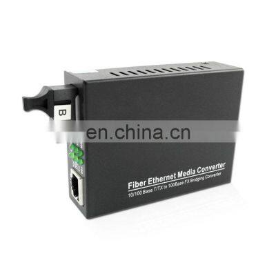 Ethernet 4 Port RJ45 Single Fiber 10/100/1000M Fiber Industrial Media Converter SFP photo-4