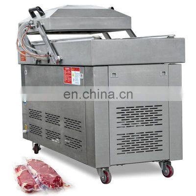 Industrial Double Chamber Vacuum Sealer Commercial Food Meat Vaccum Packing Sealing Machine