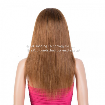 GLUELESS REMY HUMAN HAIR WIG STRAIGHT/WAVY/CURLY HAIR MACHINE