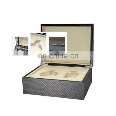 Perfume Packaging Box MDF Wood Top Luxury Elegant Gift Custom Double Perfume Box photo-4