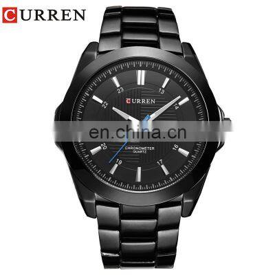 Curren 8109 Outdoor Mens Quartz Wristwatch Reloj Stainless Steel Waterproof Luxury Watches Men Wrist