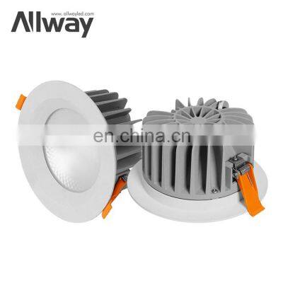 ALLWAY Commercial Ceiling Lighting Waterproof SMD Office Hotel Home 10W Led Downlight