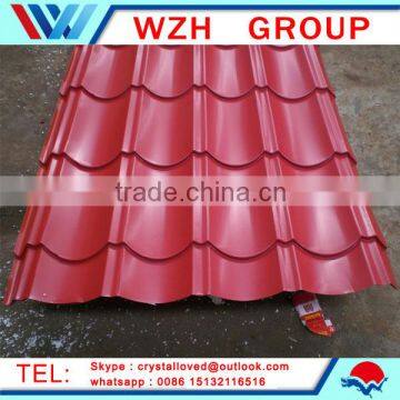 Colorful stone coated steel roof tiles for villa building material from china supplier