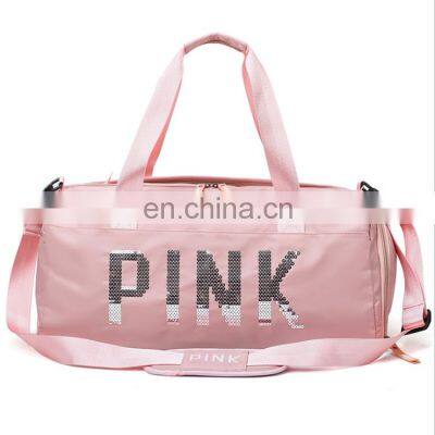 Private Label Personalized Drawstring Water Resistant Water Proof Gym Bag for Women With Shoe and Wet Clothes Compartments photo-5