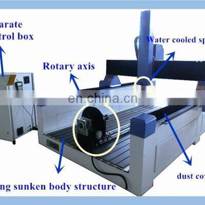 Large Wood Plywood Foam Mold Statue Carving Gantry Moving 4 Axis CNC Milling Machine Sink Body CNC Router photo-3