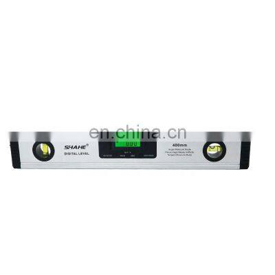 SHAHE 400mm Magnetic Digital Protractor Angle Finder Inclinometer electronic Level 360 degree Aluminum Alloy Bubble Spirit Level