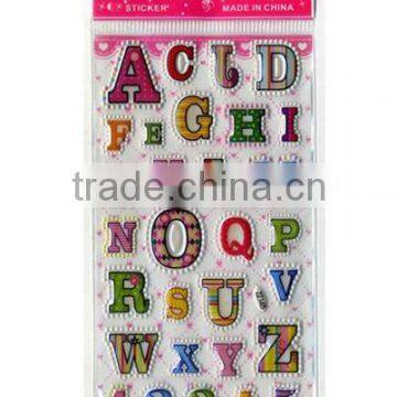 puffy sticker/puffy letter stickers