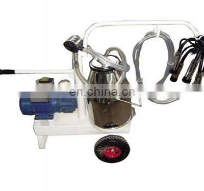 25L vacuum pump cow milking machine for transport milk