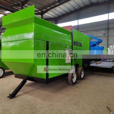 Big Mobile Recycling Fertilizer Trommel Screen Washing Machine With Conveyor Australia Price photo-5
