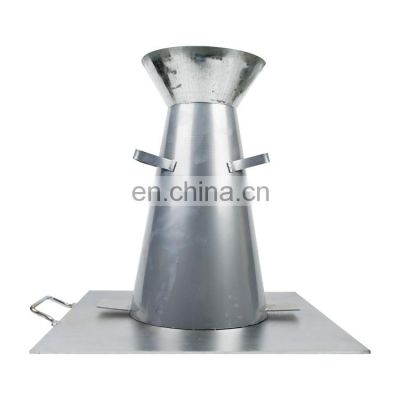 Factory outlet Slump cone test set for slump flow testing cheap price