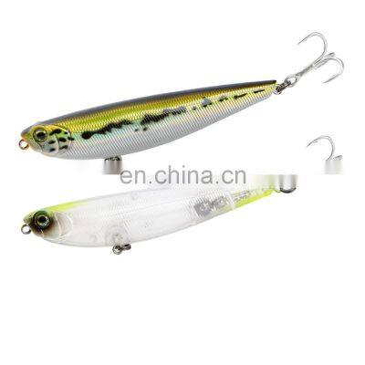 JOHNCOO 100mm 14g Hard Plastic Bait Pencil Fishing Lure Floating popper Lures