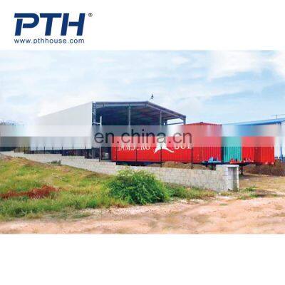 Готовый качественный склад из стальной конструкции. Прочный складное здание из горячекатаной стали photo-3