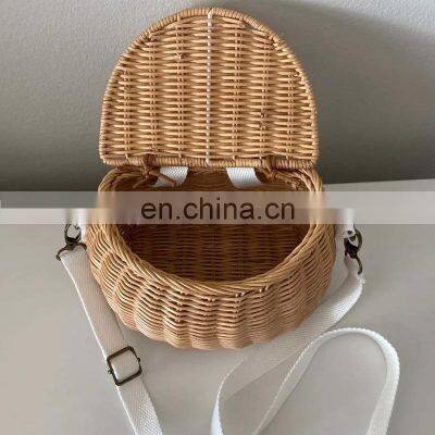 Hot Sale Handcrafted Best Seller Rattan Bike Basket for Kids and Adults Wholesale Made in Vietnam photo-3