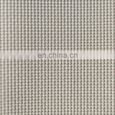 Heavy Duty White Waterproof PVC Vinyl Coated Polyester 500gsm Mesh Fabric for Outdoor Furniture photo-2