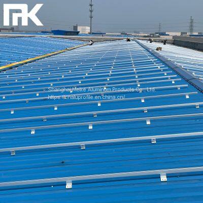 MK PV Aluminum Adjustable Fixed Portable Tin Roof Solar Panel Mounting Installation Bracket Factory Direct Sell photo-2