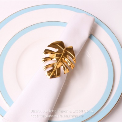 Home Ware Table Accessories Artificial Plant Turtle Leaf Napkin Ring photo-3