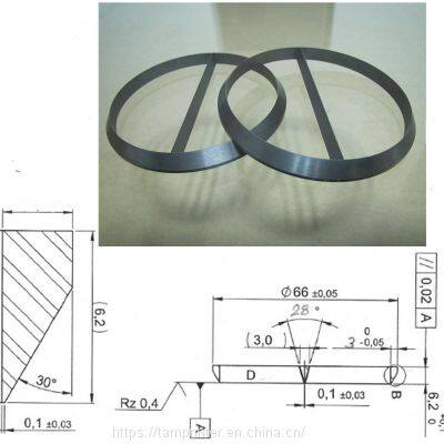 Two Color Tungsten Steel Ring for Tampoprint Pad Printing Machine photo-5
