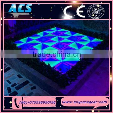 ACS Wedding Party Tempered Glass Portable 960pcs Interactive DMX Colorful led dance floor panels, View led dance floor panels