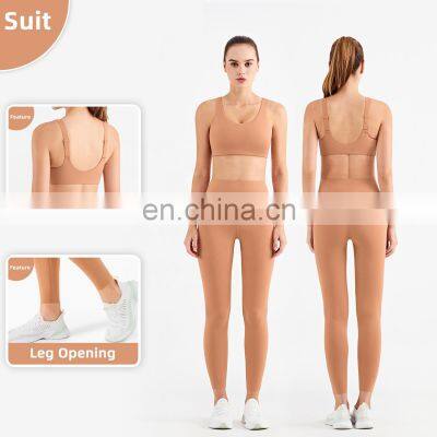 The New Fashion Cloud Feeling Adjustable Strappy Sports Bra Private Label Yoga Clothing photo-3