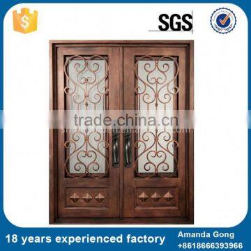 New Product Dual Iron Fancy Entry Doors photo-4