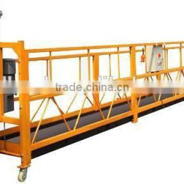 Construction site scaffolding