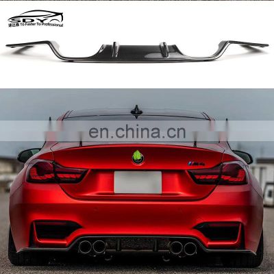 F80 F82 Carbon Fiber 3D Style Rear Diffuser Rear Bumper Lip Rear Separator For BMW F82 F83 M3 M4