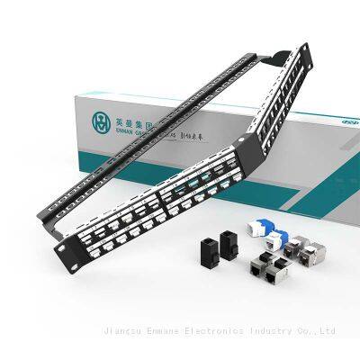 Enmane Brand 1U 48 Port Network Empty Patch Panel