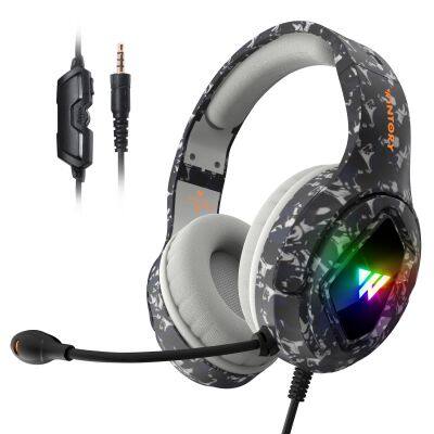 M1 Camouflage Gaming Headphones Stereo Game Headset with Mic Over-ear with 360 Degree Rotating For PS4/Xbox one PC