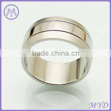 WCA Certificate Factory High quality Stainless Steel Wide Band Finger Ring