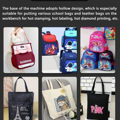 23X30cm Commercial Grade Professional Small Pneumatic Heat Press Machine for Lable/tshirt photo-3