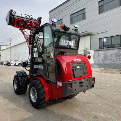 HZM China Popular Front End Loader 1 Ton HZM810 809 Compact Mini Wheel Loader photo-4