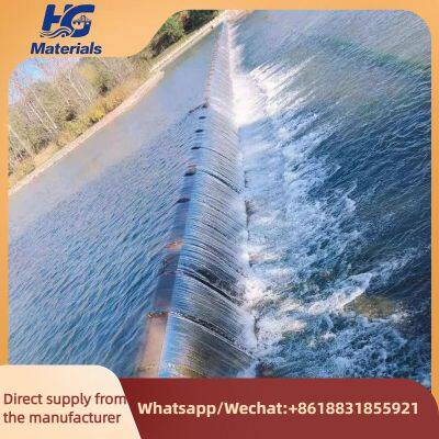 Supply of air-supported dams, water-blocking dams, inflatable river-blocking dams available for sale