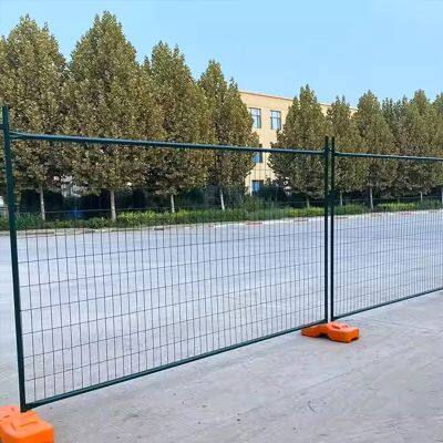 Hot Sale 7ft 8Ft Used Australia Standard Temporary Heras Corral Fence Panel Sale With Plastic Base and Clamps