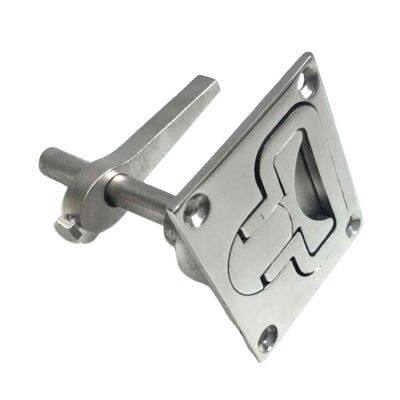 Boat Deck Hatch Lock 316 Stainless Steel Marine Hardware Square Boat Turning Lock