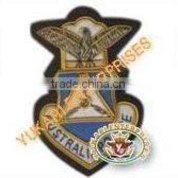 Hand Embroidred Bullion Wire Blazer Badges