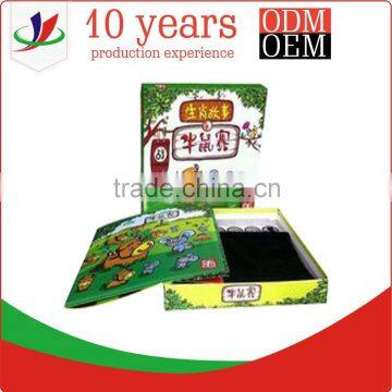 packing board game box