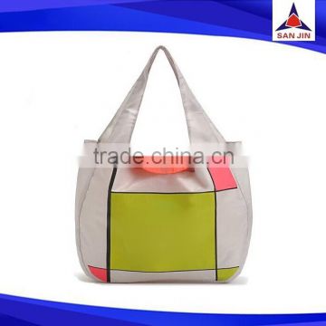 Recyclable shopping cotton bag with Bottle Sleeves shopping bag cotton fabric bag