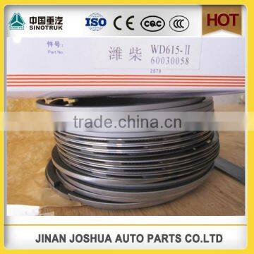 truck engine accessory piston ring for SHACMAN