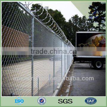 High security chain link mesh fence